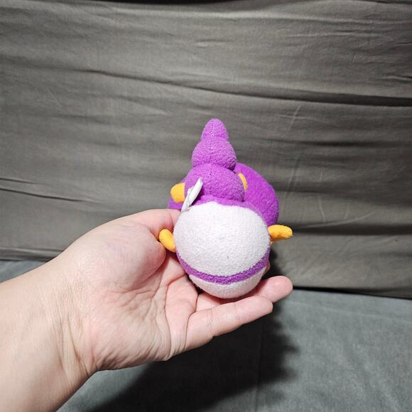 Momo Happy Valley Plush Doll Purple Caterpillar Asia Yellow Stars Smile Taiwan - Picture 3 of 7